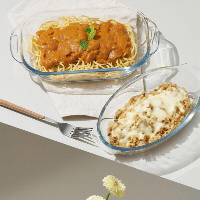 오븐락 원형 그라탕기, 1개