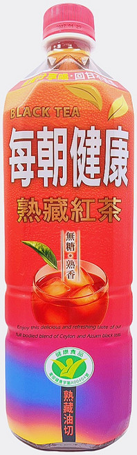 每朝健康 熟藏紅茶, 1箱, 24個裝, 900ml