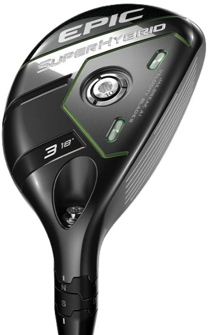 캘러웨이 에픽 슈퍼 하이브리드 티타늄 유틸리티 남성 남자 비거리 골프채 골프클럽, 18도, R
