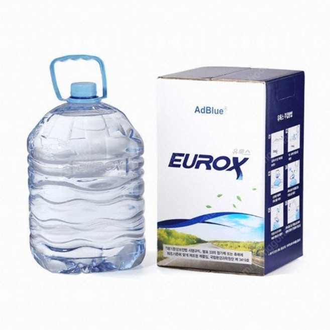 롯데정밀화학 유록스 요소수 10리터 정품 AdBlue 인증 자바라 포함, 1개, 10L