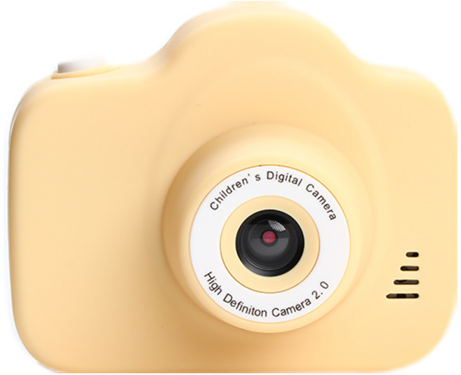 迷你兒童相機 輕巧便攜趣味濾鏡, 1個, 小雞黃
