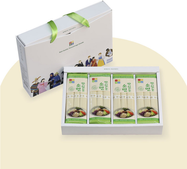 효천명품면 맛있는 소면 세트 2.4KG (300 x 8EA), 1개