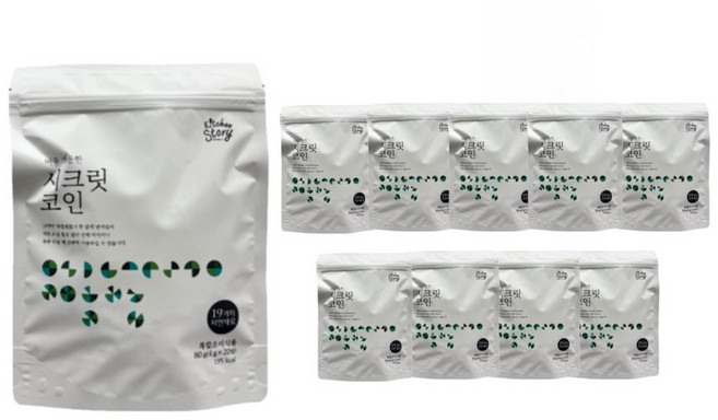 (키친스토리공식) 빅마마 이혜정 개운한 맛 시크릿코인, 80g, 10개