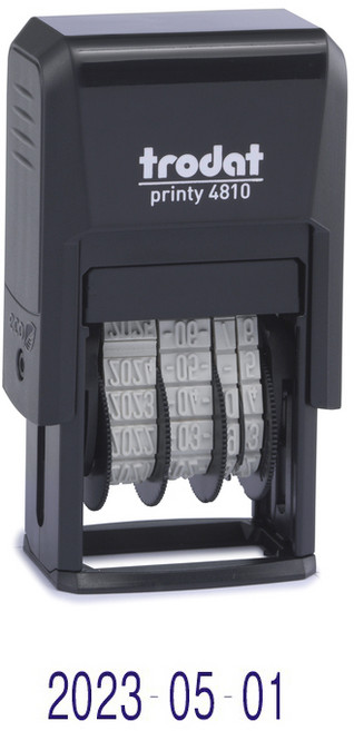 트로닷 4810 날짜스탬프 날짜일부인 구문일부인 자동일부인 3.8mm, 1개, 흑색