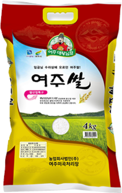 [여주미곡처리장]대왕님표 여주쌀 진상미 4kg, 1개, 상등급