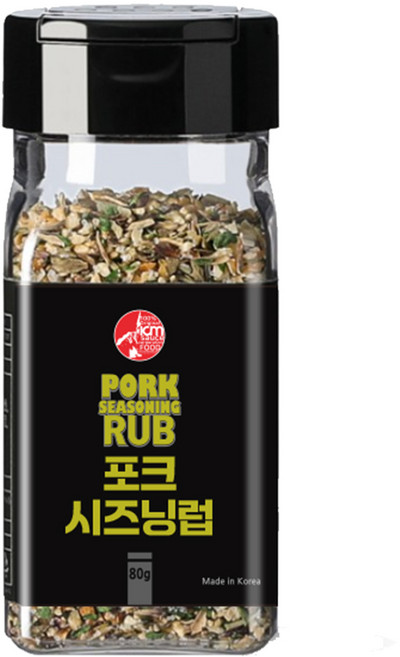 아이엠소스 포크시즈닝럽 캠핑 스테이크 삼겹살 (달일발송보장), 80g, 1개