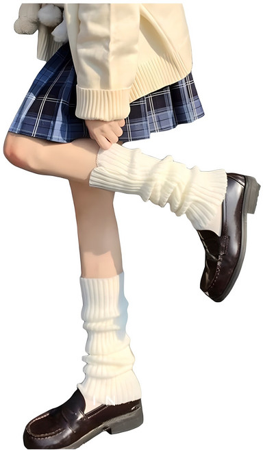 몬스터 레그워머 2p, 화이트, 1세트