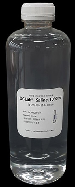멸균생리식염수 보틀형 1L 과학실험용, 본상품, 1개