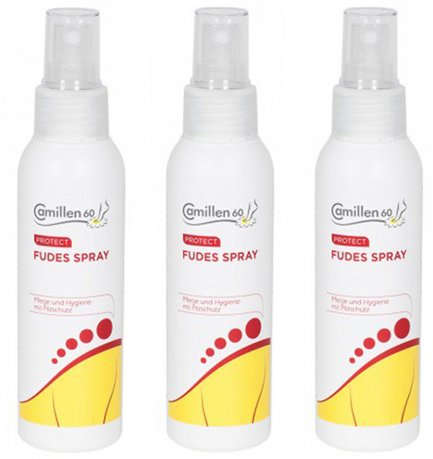 독일 카밀렌60 FUDES 푸데스 문제성손발톱 발냄새제거 땀냄새제거제 푸데스 스프레이 125ml, 1개입, 3개