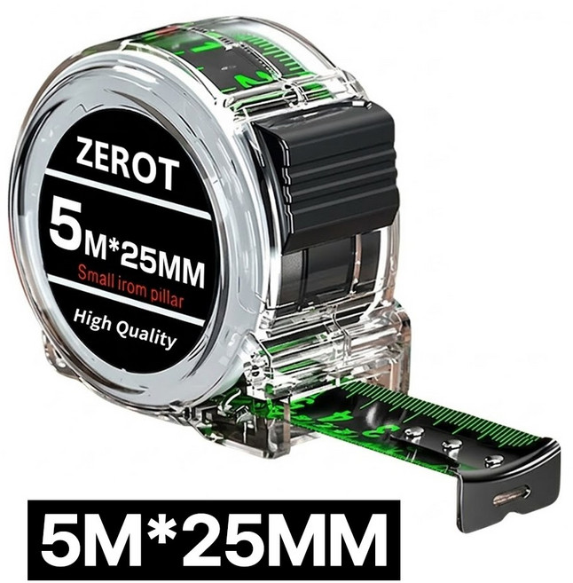 제롯 양면 형관 줄자 5M, 1개, 5M*25MM