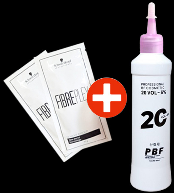 [슈바츠코프] 파이버플렉스 파우더 블리치 탈색약 30g(1개/2개/4개)+산화제, 30g, 2개