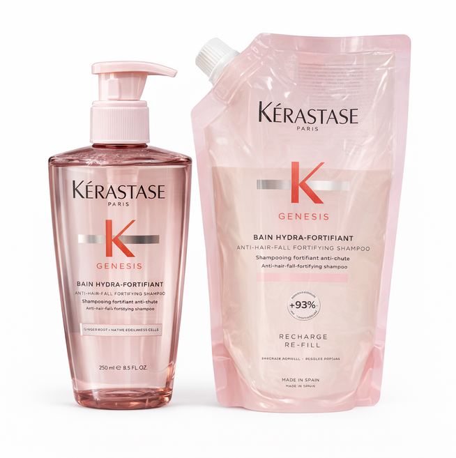 새싹케어/얇은모발용 케라스타즈 방 제네시스 대용량 샴푸 1L 세트 (본품 500ml+리필 500ml), [얇은모발용/새싹케어] 케라스타즈 방 제네시스 오리지널