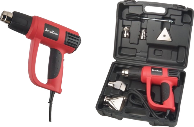 SHINKOMI 型鋼力 1300W 熱風槍 附工具箱與配件 SK-HG1300K, 1個