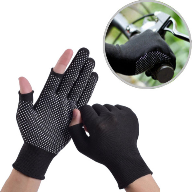 도나토르 미끄럼방지 두손가락 투컷 투핑거 장갑10p, 블랙, 10개