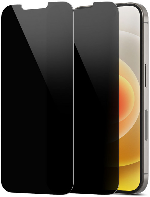 다이아큐브 아이폰12미니 사생활보호 방탄강화 9H 고경도 듀얼유리코팅 저지문AF 액정보호필름 2P 정렬가이드핀제공, 2개