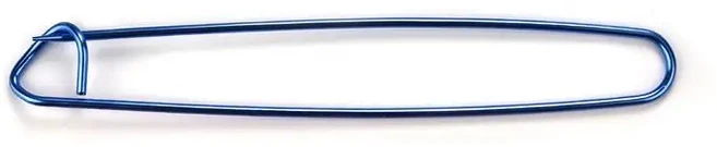 2/6PCS 한 세트 알루미늄 뜨개질 바늘 클립 공예 스티치 홀더 안전 핀 크로 셰 잠금 직조 바느질 도구, [04] 2pcs-15cm