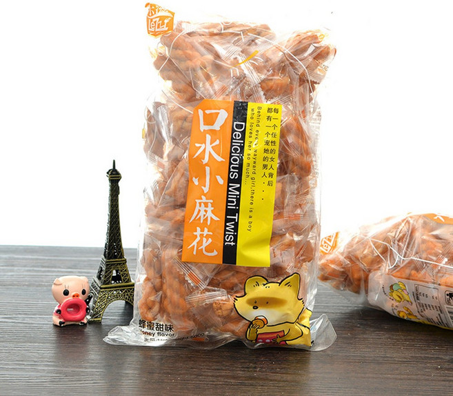 <킹콩푸드>꿀맛 쑈마화 미니 꽈배기 허니플레이버 중국식품 460g, 5개