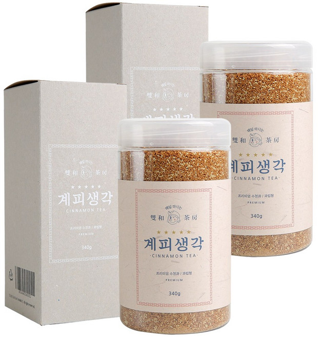 쌍화다방 수정과 계피생각, 340g, 1개입, 2개
