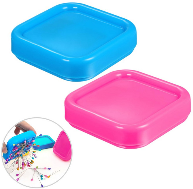 도나토르 강력 마그네틱 자석 핀쿠션 문진 2p, 2개, 핑크+블루