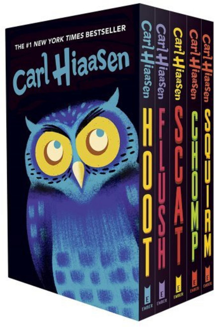 Hiaasen 5-Book Trade Paperback Box Set: Hoot; Flush; Scat; Chomp; Squirm : Hoot; Flush;..., Ember, Hiaasen, Carl, 9780593301524
