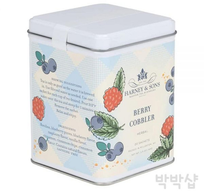 하니앤손스 베리 코블러 티 20티백 과일향 루이보스 허브차, 1개, 20개