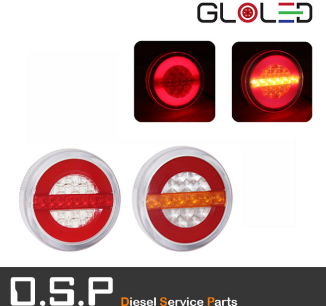 LED 원형 면발광 무빙 데루등﻿ 24V [26166-1/26166-2], 3가지, 1개