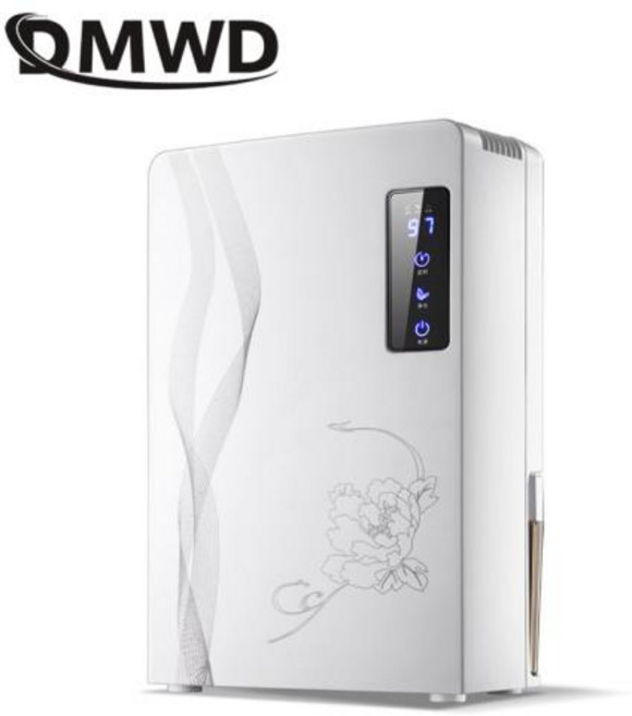 공기청정 제습기 LCD 터치 패널 자동 셧다운 지능형 공기 건조기 수분 흡수 청정기 24H 타이머 22L 이동식 탱크, 1) 220V