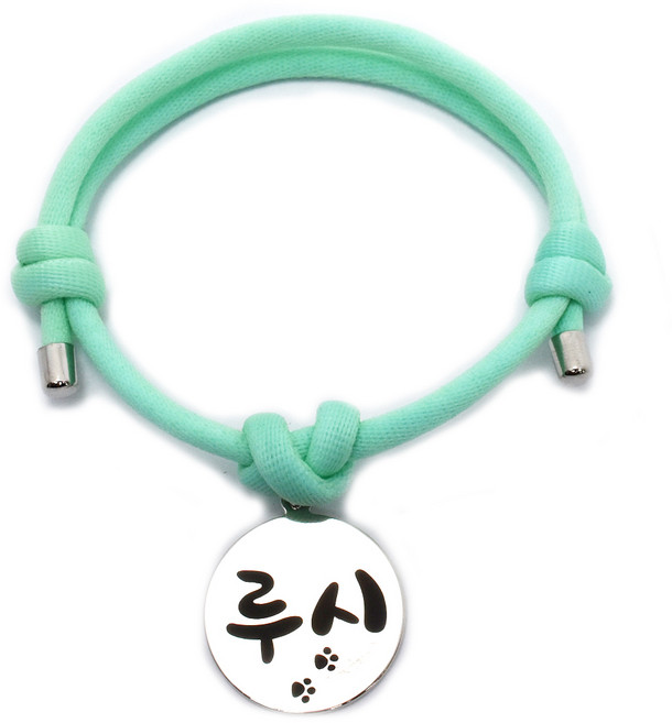 가볍고 예쁜 강아지목걸이 고양이목걸이, 9.큐티민트, 1개