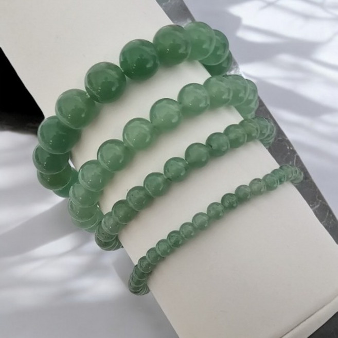 원석 아벤츄린 옥팔찌 6mm 8 mm 10 mm