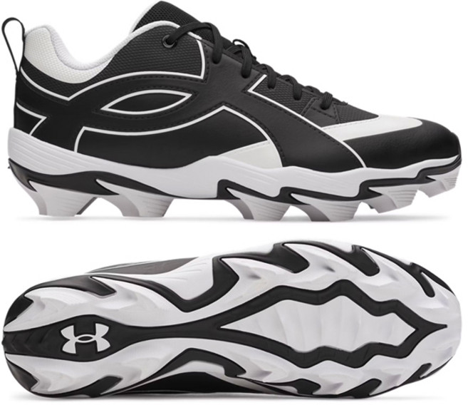 언더아머 리드오프 포인트 야구화 6010138-001 (블랙)