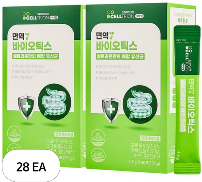 이너랩 면역7 바이오틱스 유산균, 135g, 28개
