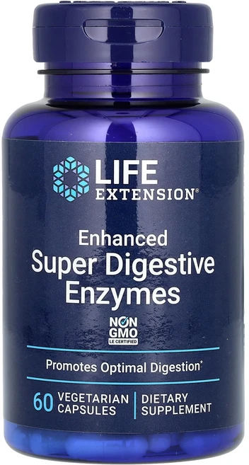 새해 첫좋은선물 Life Extension 인헨스드 슈퍼 다이제스티브 엔자임 베지 캡슐 60정 제대로 할인합니다 - 쿠팡