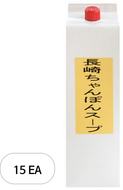 아리아케 야타이 나가사끼 짬뽕 스프 소스, 1.8L, 15개