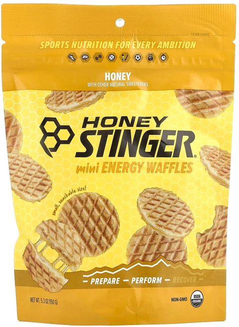 꿀 허니 스팅어 미니 에너지 와플 5.3온스 150g Honey Stinger Mini Energy Waffles 5.3oz - 쿠팡