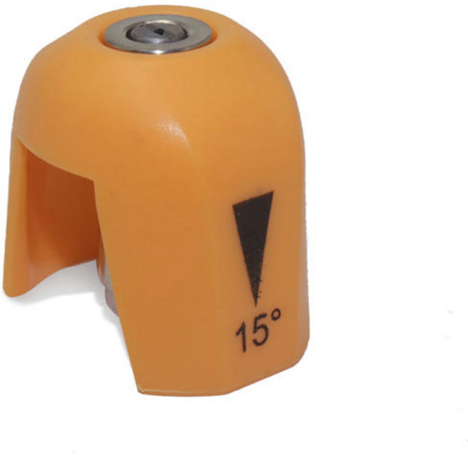 고압 와셔 분무기 노즐 팁 1/4 인치 피팅 수나사 0 15 25 40 도 워터 제트 1 (색상-Yellow 15 Degrees), 02 Yellow 15 Degrees