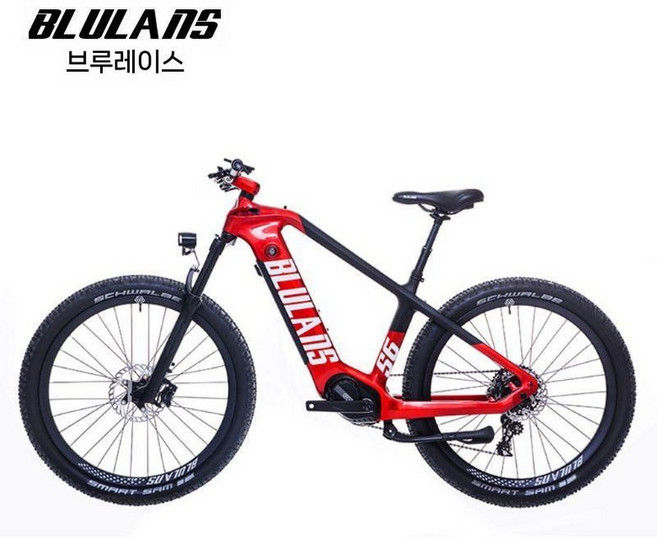 트렉전기자전거 전기MTB 전기자전거 Blulans s6 Bafang 탄소 섬유 모터 여행 전기 산악 자전거, 11단, s6force 폴 공바팡 센터 모터, 27.5인치