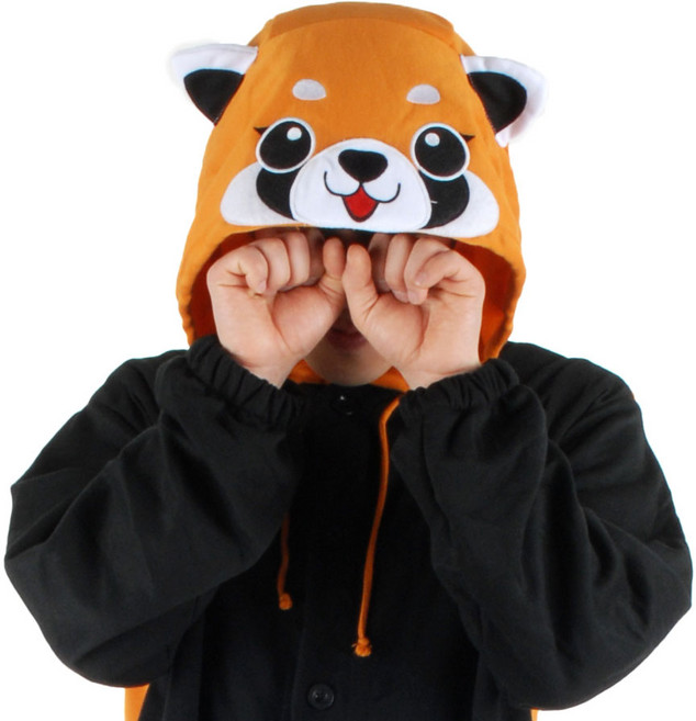 사계절 동물잠옷 레서팬더 (블랙)