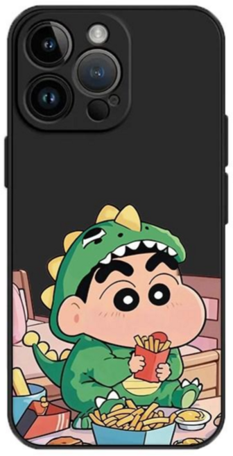 감자튀김 먹는 공룡 아이폰 갤럭시 폰케이스