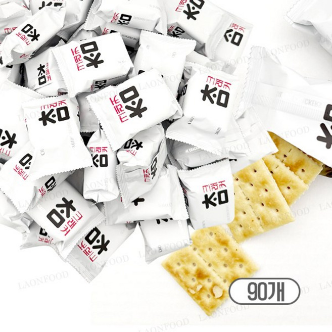 크라운 참크래커 개별포장 대용량간식 사무실간식 단체, 90개