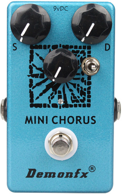 Demonfx Jan RaY 오버드라이브 페달 기타 이펙트 드라이브 일렉트릭, MINI CHORUS, MINI CHORUS