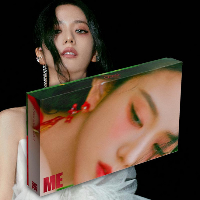 지수 솔로 앨범 + 홀로그램 특전 ME 꽃 블랙핑크 포토북 BLACK PINK JISOO ALBUM 미 싱글 노래, 지수 포토북 블랙+본핑크 홀로그램 공식 특전, 블랙핑크 지수 포스터포함