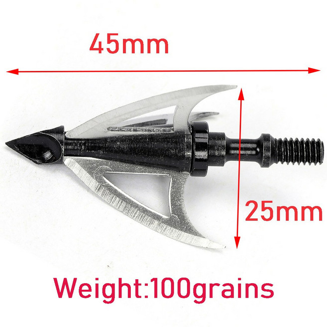 석궁 gn 브로드헤드 150 복합 양궁 리커브 100 전통 야외 포인트 화살촉 사냥용, 3pcs Style 32