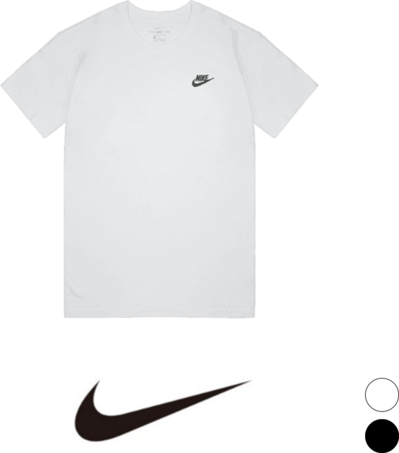 [국내 매장판] 나이키 NIKE 스포츠웨어 스우시 클럽 남자 여자 커플 공용반팔 러닝 런닝 NSW 반팔 티셔츠 반소매 티셔츠