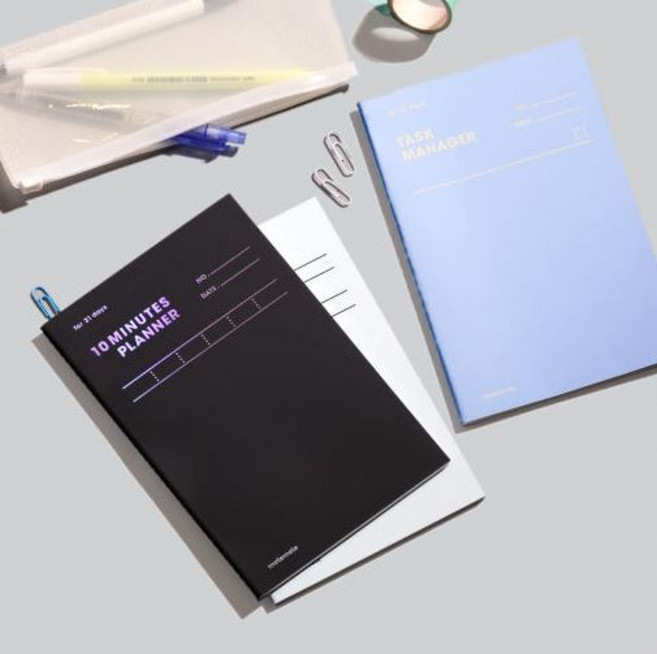 모트모트 텐미닛플래너 31DAYS, 에이스블루, 1개