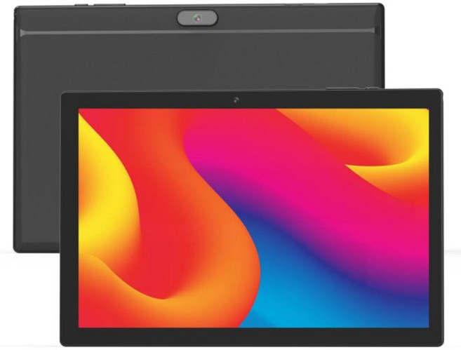 Tablet 2 in 1 Tablets 10 inch Android 15 Set with Keyboard Case Mouse Stylus Pen 8GB+32GB 10.1 HD, ZZB Black