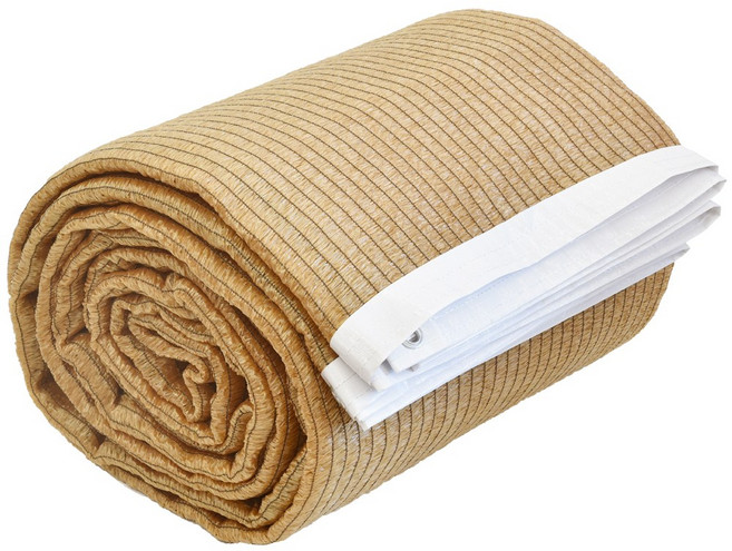 바른차광막 98%샌드베이지 인삼포원단 명품차광막, 98%샌드베이지(4면봉재)6x10m