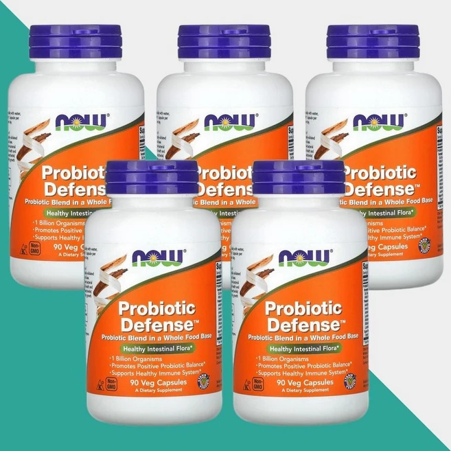 나우 유산균 프로바이오틱 디펜스 10억CFU 90캡슐 Probiotics 5개, 90정 - 쿠팡