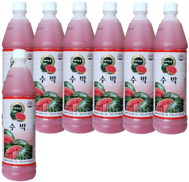 청솔 수박 원액 835ml / 음료베이스, 7개