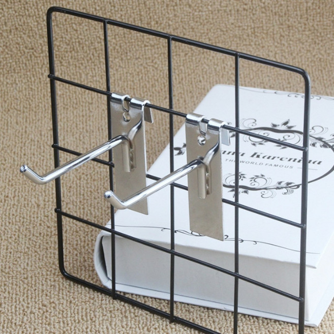 메쉬 철망 후크 걸이 매대 진열대 선반 진열 정리 행거 상품 고리 전시 매장, C_20CM, 1개