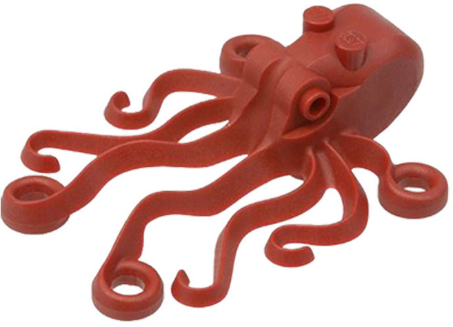 바다동물 3종 세트 호환블럭 브릭미니피규어 취미/수집/장식/컬렉션용 커스텀 블록피겨, 03. 문어, 1개